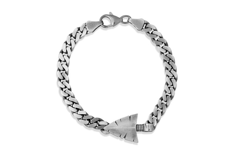 Lempikoru Mets&auml;st&auml;j&auml; rannekoru, 21cm, patinoitua hopeaa