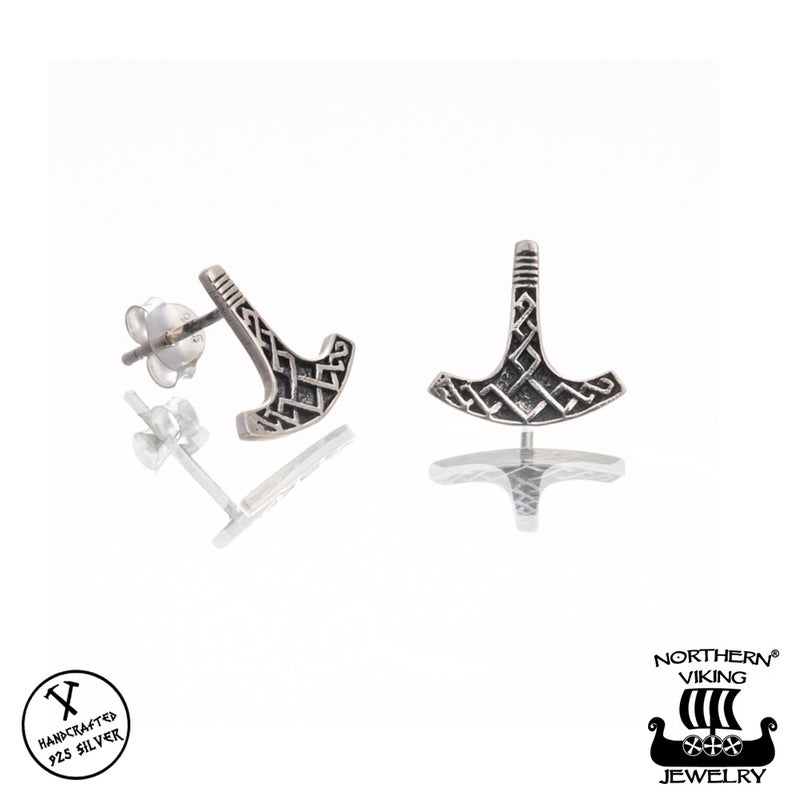 Northern Viking Jewelry&reg; Nappikorvakorut Ukonvasara By Johan Thorolf